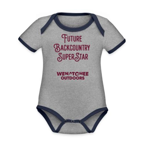 Future Backcountry SuperStar - Organic Contrast SS Baby Bodysuit