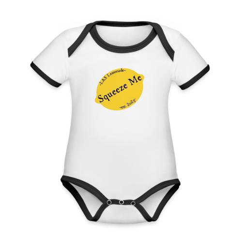 SQEEZE ME - Organic Contrast SS Baby Bodysuit