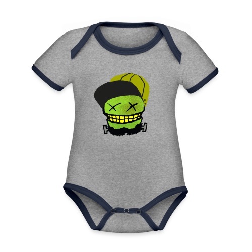 Tha Dead Head OG - Organic Contrast SS Baby Bodysuit