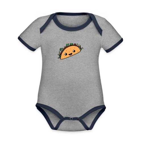 Taco - Organic Contrast SS Baby Bodysuit