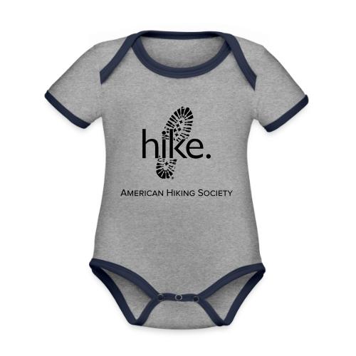 hike. - Organic Contrast SS Baby Bodysuit