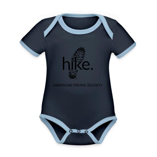hike. - Organic Contrast SS Baby Bodysuit