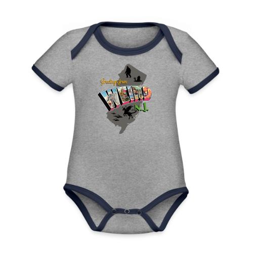 Greetings from WNJ - Organic Contrast SS Baby Bodysuit