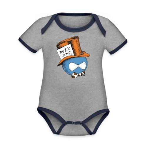 MidCamp Hatter - Orange - Organic Contrast SS Baby Bodysuit