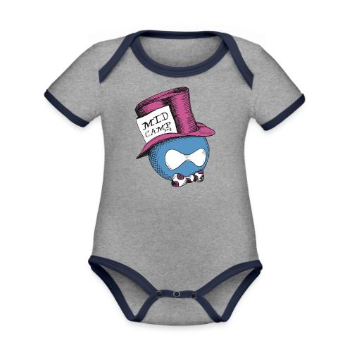 MidCamp Hatter - Magenta - Organic Contrast SS Baby Bodysuit