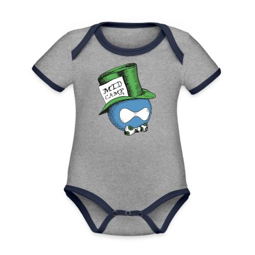 MidCamp Hatter - Green - Organic Contrast SS Baby Bodysuit