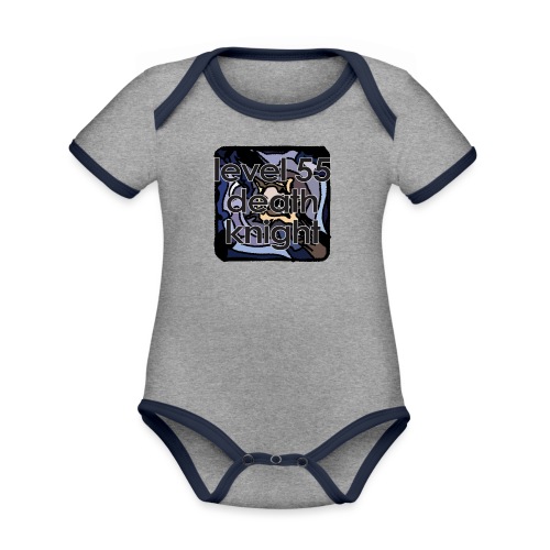 Warcraft Baby: Level 55 DK - Organic Contrast SS Baby Bodysuit