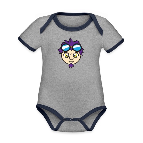Warcraft Baby Gnome - Organic Contrast SS Baby Bodysuit