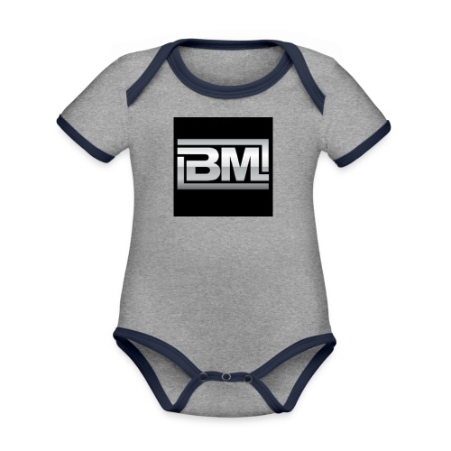 Team Homda - Organic Contrast SS Baby Bodysuit