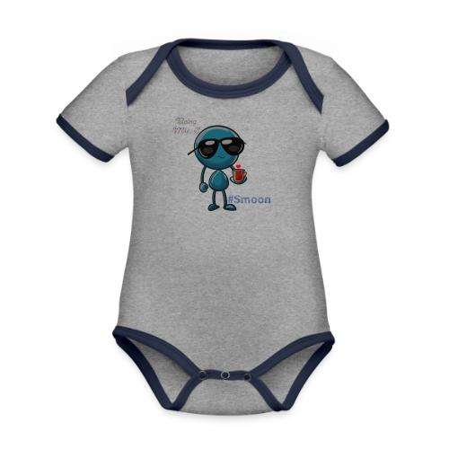 Smoon City_Being Mrs S_Smoon - Organic Contrast SS Baby Bodysuit