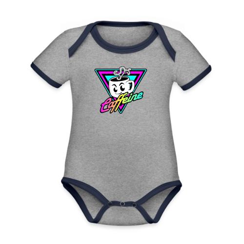 Caffeine - Organic Contrast SS Baby Bodysuit