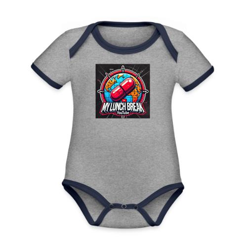 MLB RED PILL - Organic Contrast SS Baby Bodysuit