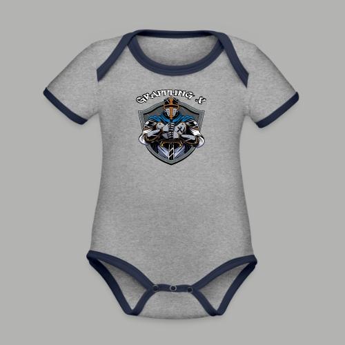 Knight - Organic Contrast SS Baby Bodysuit