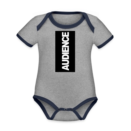 audenceblack5 - Organic Contrast SS Baby Bodysuit