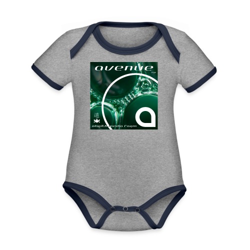 Avenue EP - Organic Contrast Short Sleeve Baby Bodysuit