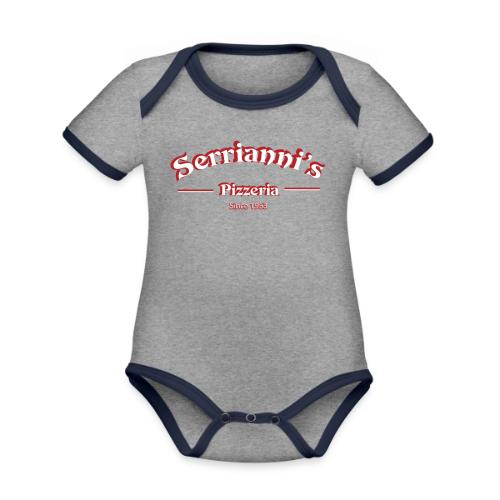 Serrianni's Pizzeria - Organic Contrast SS Baby Bodysuit
