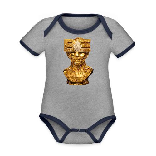 Be the Myth the Legend - Organic Contrast SS Baby Bodysuit