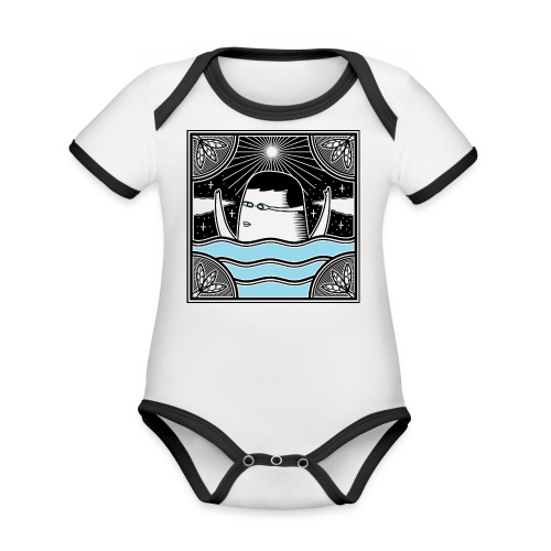 mr lole - Organic Contrast SS Baby Bodysuit
