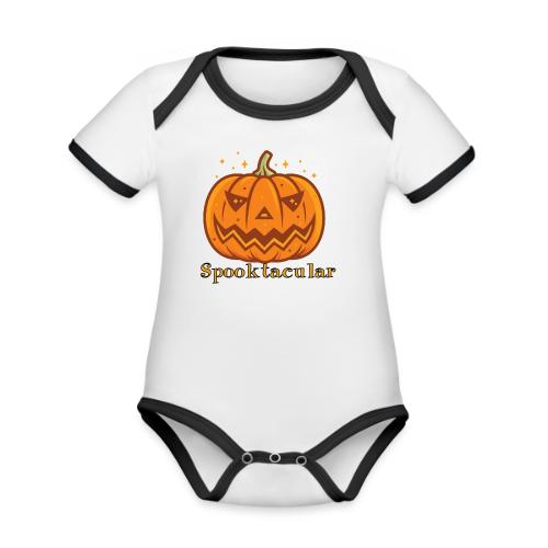 Spooktacular - Organic Contrast SS Baby Bodysuit