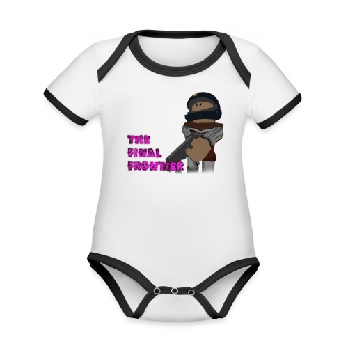 The Final Frontier Sports Items - Organic Contrast SS Baby Bodysuit