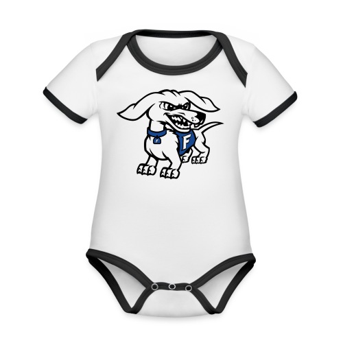 Frankfort HotDog - Organic Contrast SS Baby Bodysuit