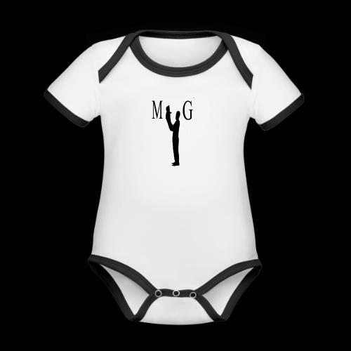 MyG - Organic Contrast SS Baby Bodysuit