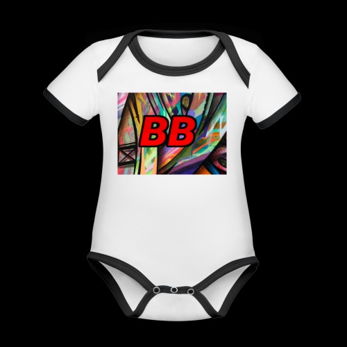 Become A BigBrother Team - Organic Contrast SS Baby Bodysuit