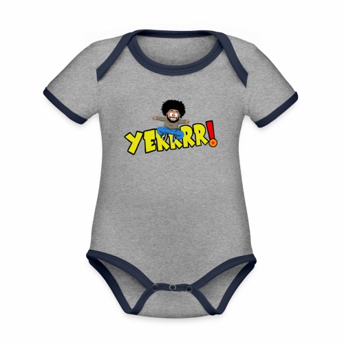 #Yerrrr! - Organic Contrast SS Baby Bodysuit