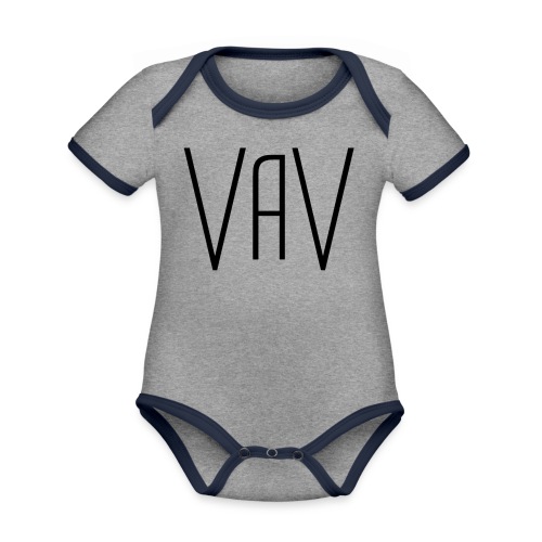 VaV.png - Organic Contrast SS Baby Bodysuit