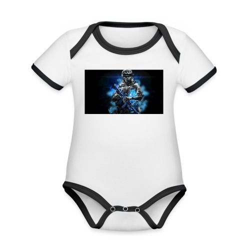 DOPE MERCH - Organic Contrast SS Baby Bodysuit