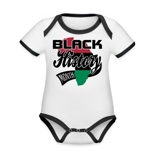 Black History 2016 - Organic Contrast SS Baby Bodysuit