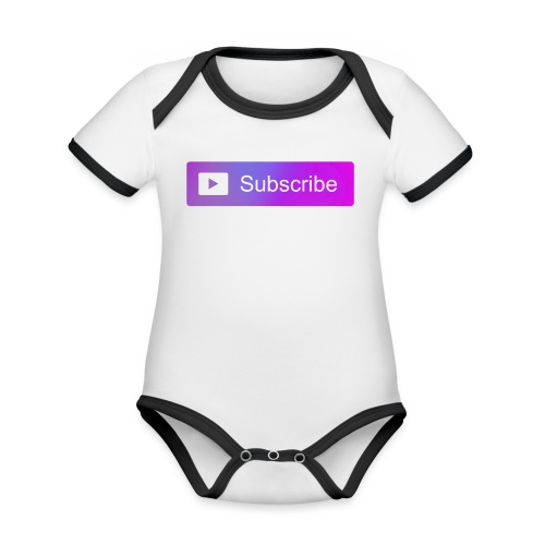 RVAB 1st hoodie merch - Organic Contrast SS Baby Bodysuit