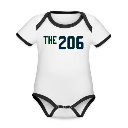 THE | 206 - Spirit of Washington - Game Apparel - Organic Contrast SS Baby Bodysuit