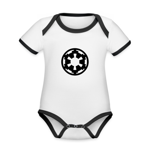 Imperial Wheel - Organic Contrast SS Baby Bodysuit