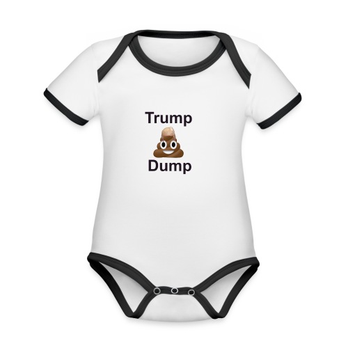 Trump Dump - Organic Contrast SS Baby Bodysuit