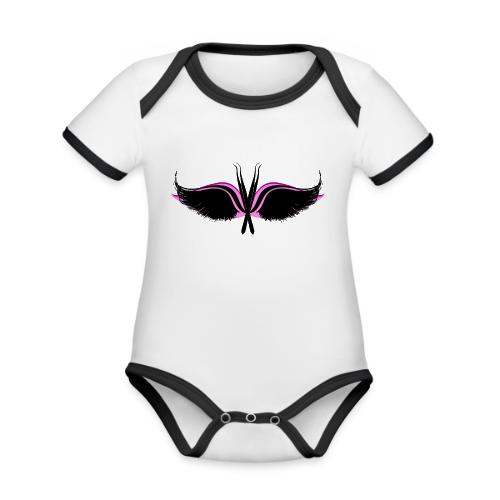 Lash Tweezer Wings black - Organic Contrast SS Baby Bodysuit