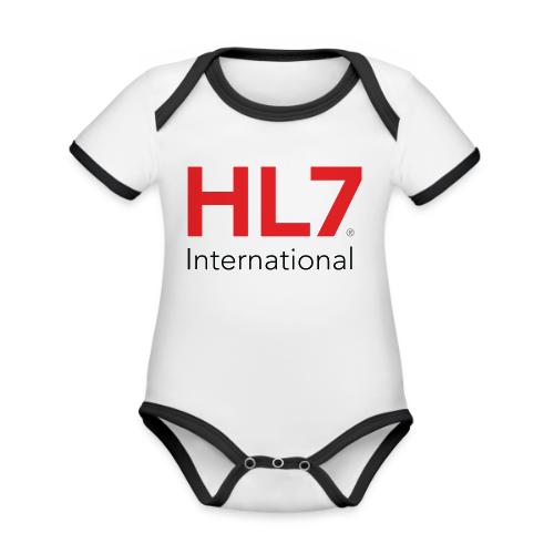 HL7 International - Organic Contrast SS Baby Bodysuit