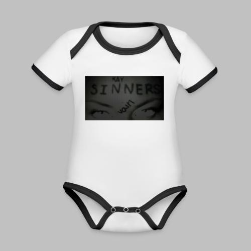 kayHD jpg - Organic Contrast SS Baby Bodysuit