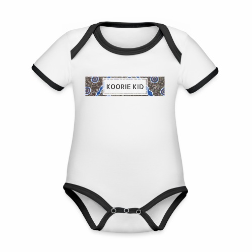 KOORIE KID - Organic Contrast SS Baby Bodysuit