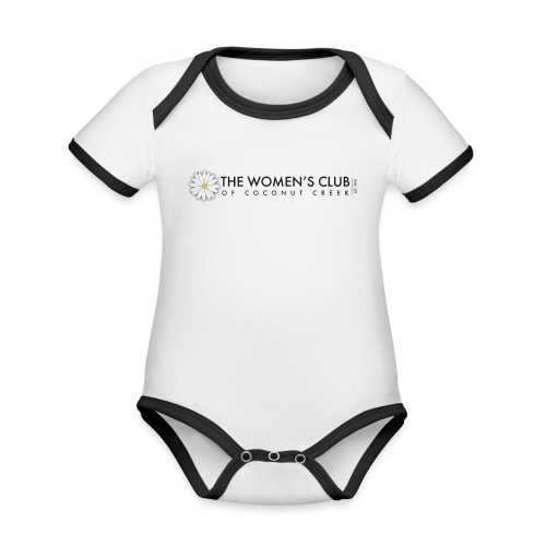 WCLogo Horizontal RGB Black 4000 - Organic Contrast SS Baby Bodysuit