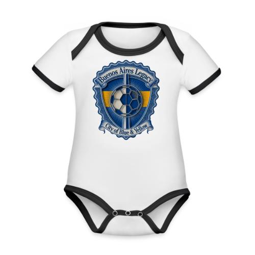 Buenos Aires Legacy T Shirt, Soccer City Pride Gif - Organic Contrast SS Baby Bodysuit