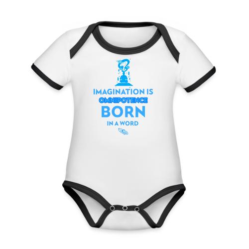 Imagination Is Omnipotence - Organic Contrast SS Baby Bodysuit