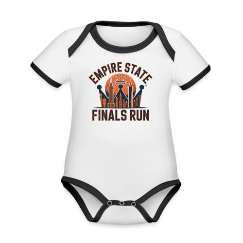 Empire State Finals Run - Organic Contrast SS Baby Bodysuit