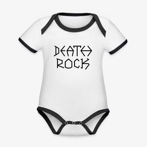 Death Rock - Organic Contrast SS Baby Bodysuit