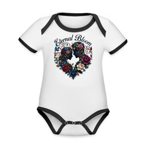 Eternal Bloom Embrace T-Shirt - Organic Contrast SS Baby Bodysuit