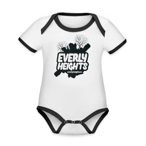 Everly Heights - Organic Contrast SS Baby Bodysuit