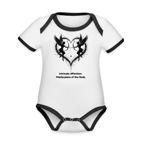 Intricate Affection T-Shirt - Organic Contrast SS Baby Bodysuit