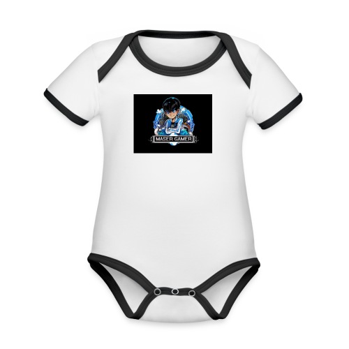 AndrewGamer - Organic Contrast SS Baby Bodysuit