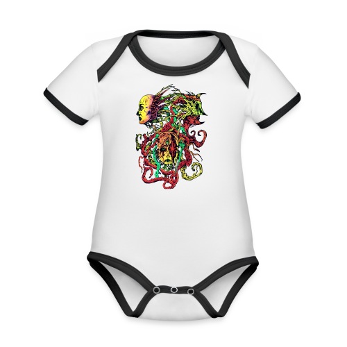 Triumvirate - Organic Contrast SS Baby Bodysuit