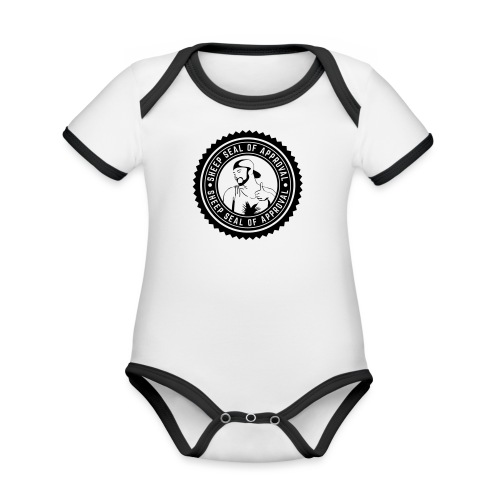 Sheep Seal Of Approval (Limited Edition) - Organic Contrast SS Baby Bodysuit